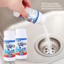 Wild Tornado Sink & Drain Cleaner Chemical Powder Removes Clogs, Blockages in Washbasin, Sinks, Pipes within 30 Minutes, No Manual Hassle with...