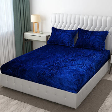 Velvet fleno Warm Fitted BedSheet
