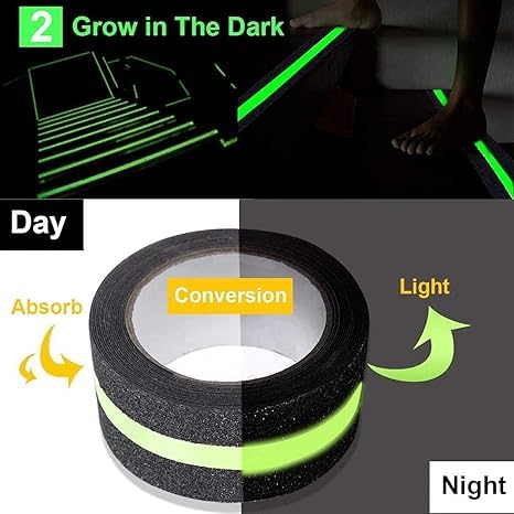 Anti Slip Tape With Glow In Dark | Heavy Duty Adhesive Non-Slip Tape For Stairs