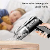 Handheld Vacuum Car Cleaner Air Duster Wireless Rechargeable Home Pet Hair Vacuum with Powerful Cyclonic (2 in 1 Vaccum Cleaner 120w)