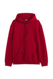 Wear Cotton Oversized Relax Fit Plain Drop Shoulder Hooded Neck Hoodie for Men