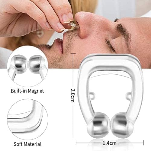 Clips for Breathing | Anti Snoring Nose Clips | Skin Safe Sleep Nasal Clips | Nasal Dilators For Breathing | Instant Releif From Snoring | Snore Stopper | Anti Snoring Nose Clips | Anti Snoring Devices For Men/Women | Boost Oxygen Intake