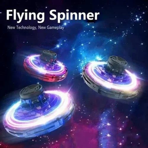 Hand Spinner I Fingertip Upgrade Flight I Mini UFO Flying Spinner for Adults I Gyro Flying Spinner Decompression Toy for Adults - Hand Spinner Toy