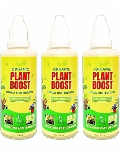 rganic Plant Growth Booster | Liquid Bio Fertilizer | Organic Supplement For All Types Plants | For Indoor and Outdoor Home Garden | Plant Boost Liquid |...