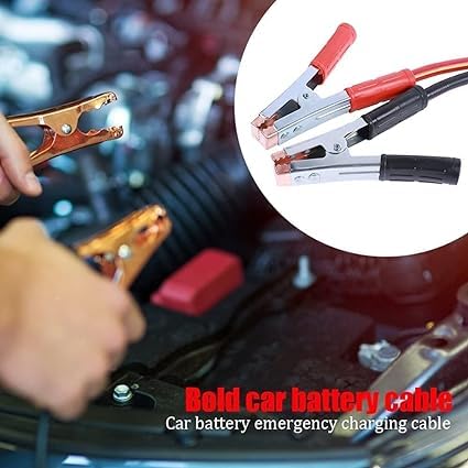 2 Meter 1000 AMP Auto Battery Booster Jumper Cable Battery Storage Wire Clamp with Alligator Wire