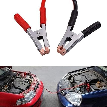 2 Meter 1000 AMP Auto Battery Booster Jumper Cable Battery Storage Wire Clamp with Alligator Wire