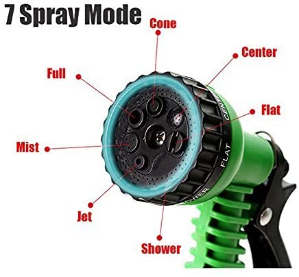 50FT Magic Expandable Telescopic Pipe Home Car Wash Water Gun Landscape Water Garden Hose Pipes