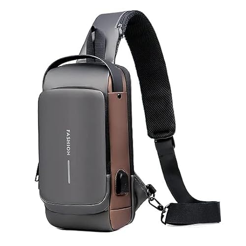 ING Bag for Men,Cross body Bag with Water Bottle Holder Mobile Phone Compartment Shoulder Bag with Handle,Pack Of 1