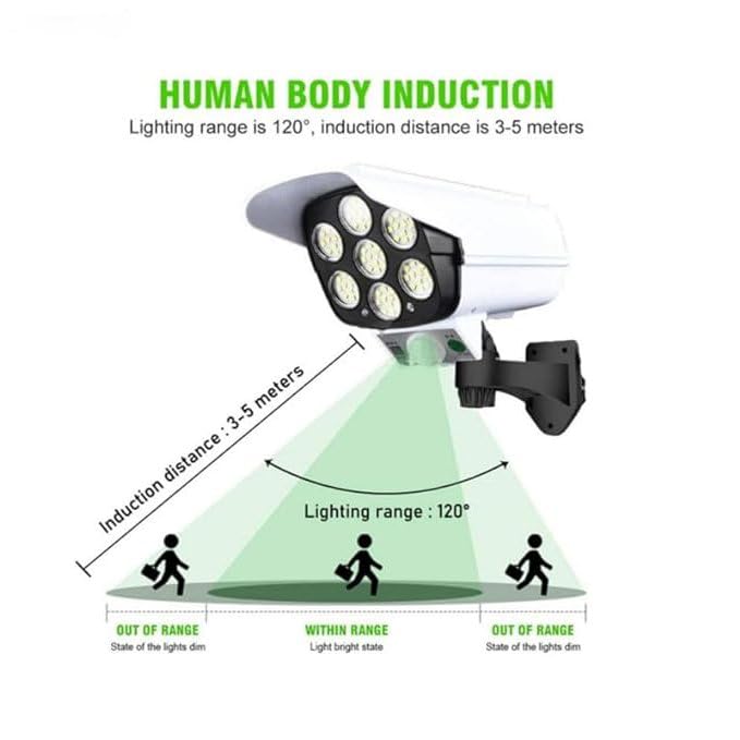 Sensor Security Camera Shaped LED light For Home,Outdoor,Garden with Remote Control | CCTV