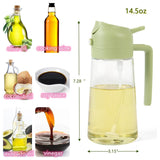 2-IN-1 OIL DISPENCER SPRAY BOTTLE FOR COOKING (500ML)