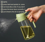 2-IN-1 OIL DISPENCER SPRAY BOTTLE FOR COOKING (500ML)
