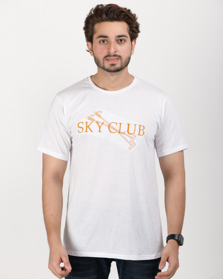 CreativiT Graphic Printed T-Shirt for Unisex Whisky is Risky Tshirt | Casual Half Sleeve Round Neck T-Shirt | 100% Cotton | D00529-20