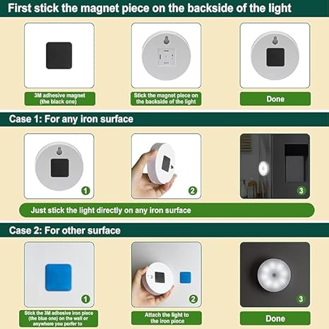 White Motion Sensor Night Light for Home