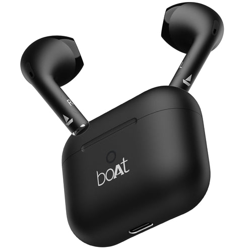 Boat Airdopes Joy, 35Hrs Battery, Fast Charge, IWP Tech, Low Latency, 2Mic ENx, Type-C Port, v5.3 Bluetooth Earbuds, TWS Ear Buds Wireless Earphones with...