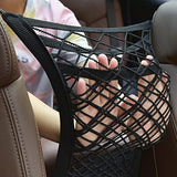 Car Mesh Organizer 3-Layer, car Storage net, Barrier Backseat Mesh Net for, Seat Back Net Bag, Driver Storage Netting Pouch, Automotive Seat Back...