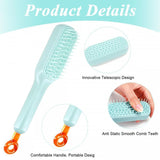 Self Cleaning Hair Brush Hairbrushes for Women Easy Clean Hair Brush, Massage Comb with