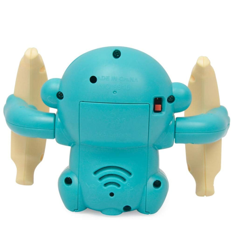 Rolling Banana Monkey Toys with Voice/Touch Sensor On Dancing Monkey Dancing Toy for Kids Rolling Electric for Children Doll Tumble Toy with Sound Light Effects