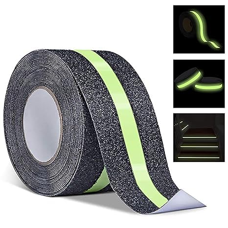 Anti Slip Tape With Glow In Dark | Heavy Duty Adhesive Non-Slip Tape For Stairs