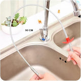 TRUESHOP Drain Pipe Cleaning Spring Stick, Hair Catching Drain Pipe