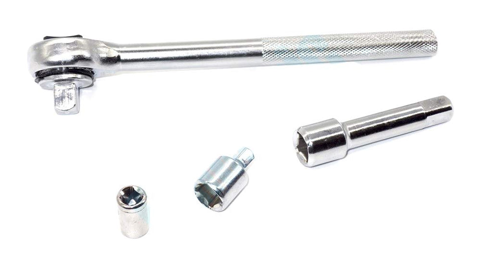 52.com Precision Socket Wrench Set Silver - 40 Pieces