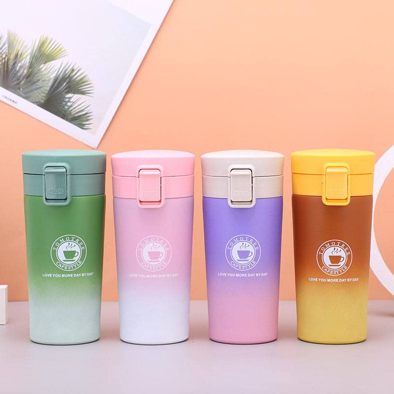 Stainless Steel Tea Coffee Mug Thermos Flask Travel Mug