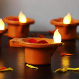Plastic Water Sensor Led Diya pack of 6