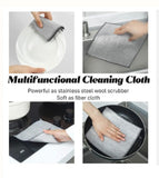 Non-Scratch Wire Dishcloth & Gaps Cleaning Brush, Multipurpose Wire Dishwashing Rags for Wet and Dry, Easy Rinsing, Reusable, Wire Cleaning Cloth for Kitchen, Sinks, Pots, Pans (5)(5 Pack)