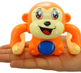 Rolling Banana Monkey Toys with Voice/Touch Sensor On Dancing Monkey Dancing Toy for Kids Rolling Electric for Children Doll Tumble Toy with Sound Light Effects