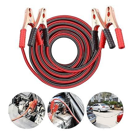 2 Meter 1000 AMP Auto Battery Booster Jumper Cable Battery Storage Wire Clamp with Alligator Wire