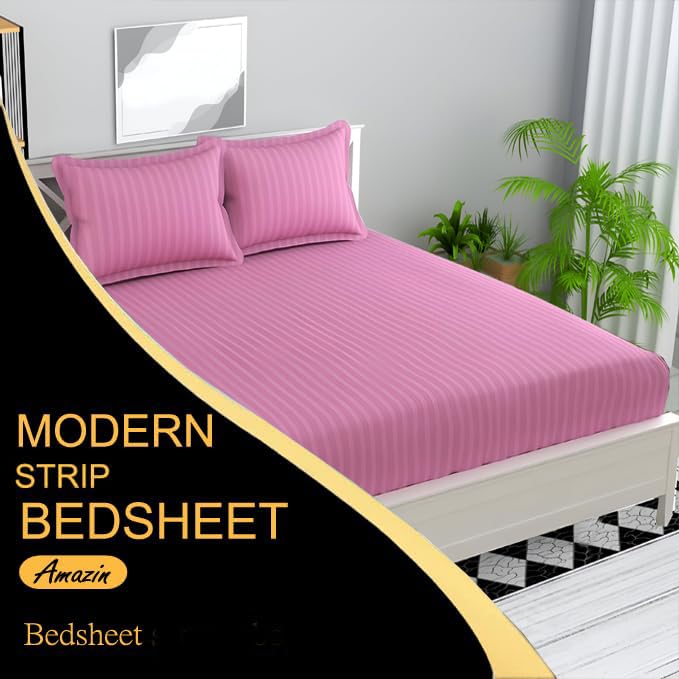 Breathable Double Size Flat Bedsheets