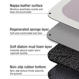 EXOFLY 2 Pcs Kitchen Mats, Waterproof Memory Foam Kitchen Rugs