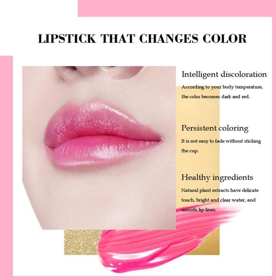 LIP MOISTURIZING COLOR CHANGE GEL LIPSTICK