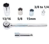 52.com Precision Socket Wrench Set Silver - 40 Pieces