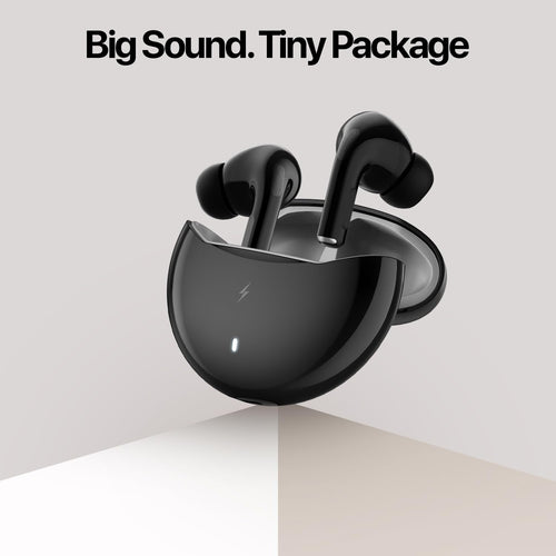 Boltt Aero TWS Ear Buds Custom EQ, Wireless Bluetooth 5.4, 50H Playtime, 50ms Low Latency, Fast Charging Case, App Support, Touch Controls, IPX4.