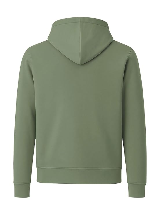 Men's Solid Cotton Zipper Hoodies