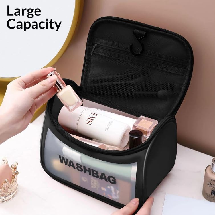 Cosmetic Organizer Bag Makeup Pouch for Women Travel Toiletry Bag for Cosmetics Brushes Pouch