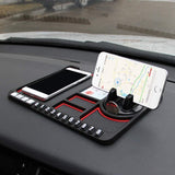 Anti-Slip Phone Holder with Extra Large Pad, Phone Holder in Car, Universal Multifunction Car Dashboard Non-Slip Mat for Phones,