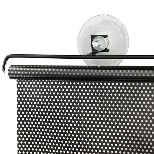 Vctitil 1 Pcs Roller Shades with Suction Cups Blinds Blackout Curtain Block UV ortable Window Cover Curtain for Car