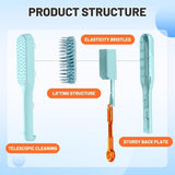 Self Cleaning Hair Brush Hairbrushes for Women Easy Clean Hair Brush, Massage Comb with