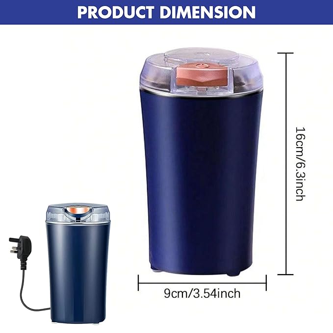 Multi-Functional Electric Grinder Stainless Steel Portable Electric Coffee Grinders for Spices