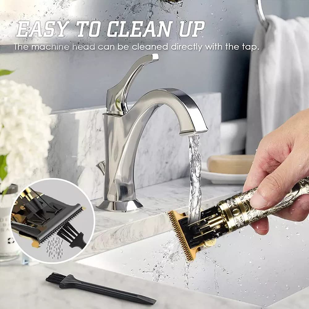 Electric Buddha Pattern Hair Clippers Barbers Zero Gapped Trimmers Hair