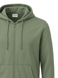 Men's Solid Cotton Zipper Hoodies