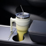 Tumbler With Handle And Straw Stainless Steel Insulated Tumbler Cups For Water Or Ice