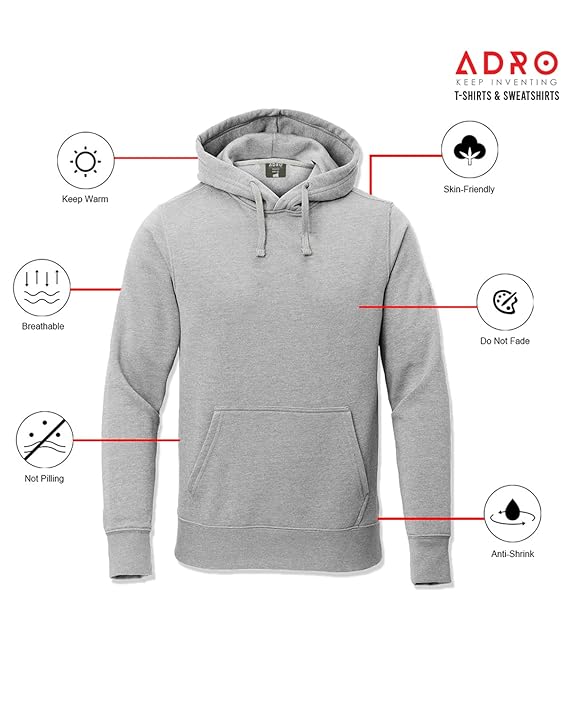 Men Cotton Hooded Sweatshirt