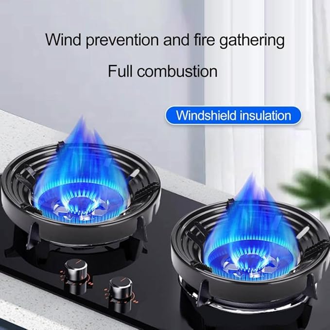 Gas Saver Burner Stand Fire & Windproof Energy Saving Stand for Indian