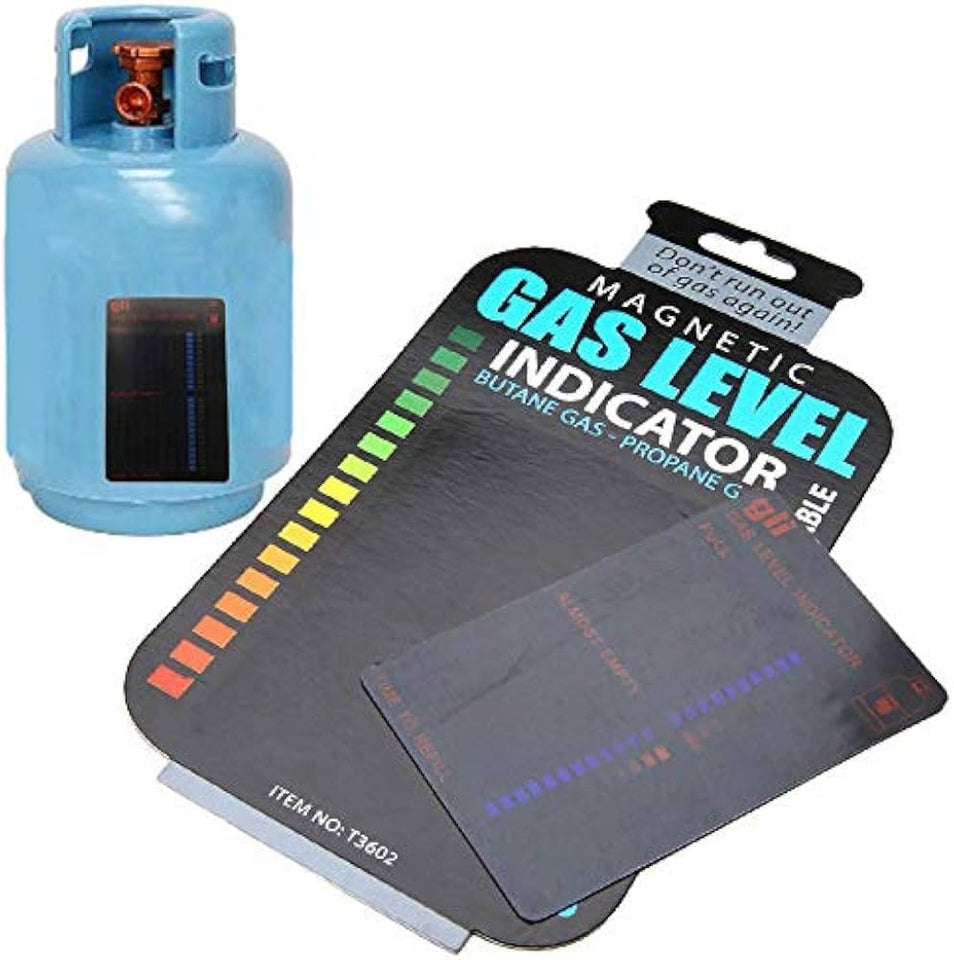 Magnetic Gas Level Indicator for Propane and Butane Tanks, 1 pcs with Color Display, Reusable