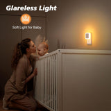 The LED Night Light Sensor Control Square Lamp Energy-Saving, Perfect for Kids' bedrooms with Soft, Automatic Lighting Safe and durable-ME-107