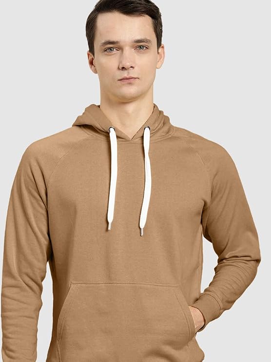 Men's Cotton Hoodies | Solid Trendy Comfortable Sweatshirts for Men | Stylish Winter Wear Fashionable Sweatshirts with Hood & Pockets