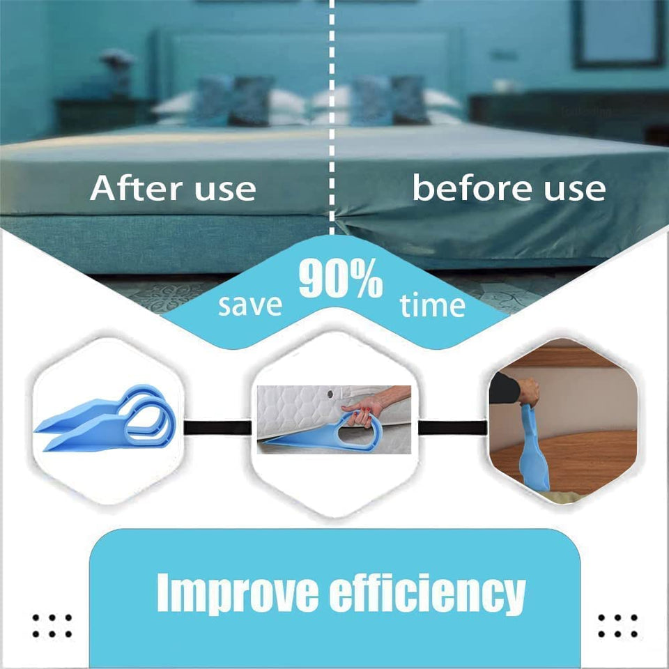 Tool and Tucker bedsheet Tucker Tool Bed Making & Mattress Lifting Handy Tool Bed Lifter for bedsheet Bed Maker and Mattress Lifter...