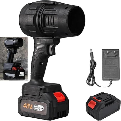 Cordless Leaf Blower with 2X 48V Batteries for Lawn Care and Patio Use